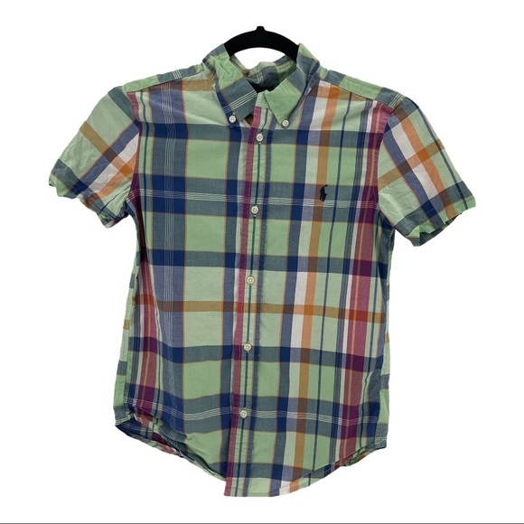 Ralph Lauren Other - Ralph Lauren Boys Button Down Cotton Plaid Shirt